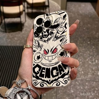 Ốp Bảo Vệ Điện Thoại Di Động Anime Gengar Vortex Thích Hợp Cho iPhone 12promax 11 12 13 14 pro max 15 16 17 promax 15pro 14plus 13pro Ốp Mềm Chống Sốc
