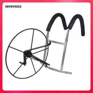 Máy cuộn ống xoay vai Tiết kiệm lao động Máy cuộn ống quay tay bằng thép chắc chắn Dụng cụ canh tác xây dựng cho người làm vườn, Orchard