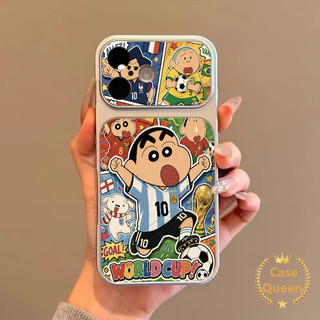 Ốp lưng tương thích cho iPhone 17 16 12 15 11 13 14 Pro Max 17 Air 14 Plus Phim hoạt hình sáng tạo Crayon Shin-chan No. 10 Hộp đựng nhãn dán tức thì