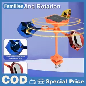 Vườn Rau Cánh Đồng Siêu Âm Năng Lượng Mặt Trời Chim Pest Repeller Xoay Phản Quang Lái Đi Chim