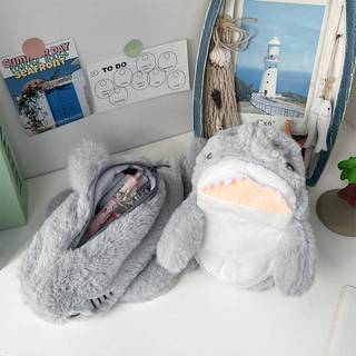 Hộp đựng bút chì cá mập sang trọng dễ thương DIAPER & CORED, Túi đựng mỹ phẩm & bút dung tích lớn cho văn phòng trường học YTH