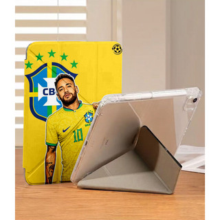 Ốp Lưng Neymar 10 Cho iPad A16 Air 4/5/6/7/8 Pro 11 12.9 Y-fold Neymar Cho iPad Gen 12 11 10 9 8 7 6 5 air3 10.2in