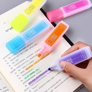 Bút Đánh Dấu 6 Màu Dạ Quang Mềm Mịn DIY Đa Ứng Dụng cho học sinh ghi chú dụng cụ học tập hot