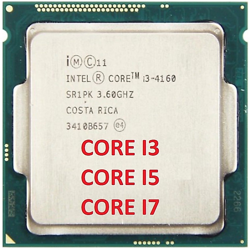Bộ vi xử lý Chip CPU Core i3, Core i5, Core i7 dùng cho Main Máy tính H61, Main H81