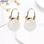 Bluelover Phong Cách Cổ Đại Ngọc Hạt Bông Tai Nhẹ Nhàng Thời Trang Tính Khí Tai Bule Dành Cho Nữ Cô Gái Retro Bông Tai Trang Sức Phụ Kiện Quà Tặng Mới