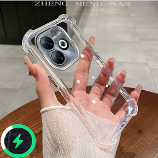 Thích hợp cho Infinix SMART 8 infinix HOT 40i Infinix Spark go 2024 Cuộn dây từ tính loại C mới + Vỏ điện thoại TPU dây dày 0068