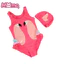 Bộ đồ bơi một mảnh Flamingo dành cho bé gái, bộ đồ bơi tam giác thoải mái khô nhanh mùa hè