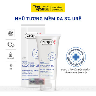 Nhũ Tương Mềm Da 3% Urê Ziaja Med 50ml Giúp Dưỡng Ẩm, Giảm Khô, Thô Ráp, Nứt Nẻ, Mẩn Đỏ Da EUPC STORE
