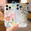 Ốp Lưng Cho Xiaomi POCO X5 X3 F6 M6 Pro X4 GT F4 15 Ultra Ốp Lưng Màu Trắng Dễ Thương Hoa Nhỏ Camera Bảo Vệ Kem Vồng Cạnh Họa Tiết Silicon TPU Chống Sốc