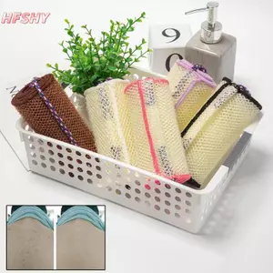 HFSHY Lưới Châu Phi Tắm Bọt Biển Lưới Châu Phi Dài Tắm Lưới Xốp Tẩy Tế Bào Chết Tắm Body Scrubber Da Mịn Hơn VN