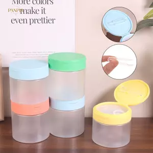 PNPIA- 1 Cái 250 / 300 / 350ml Tẩy Trang Bông Kem Nắp Bình Sữa Dưỡng Thể Tẩy Tế Bào Chết Bình Đựng Mỹ Phẩm Du Lịch Chai Di Động