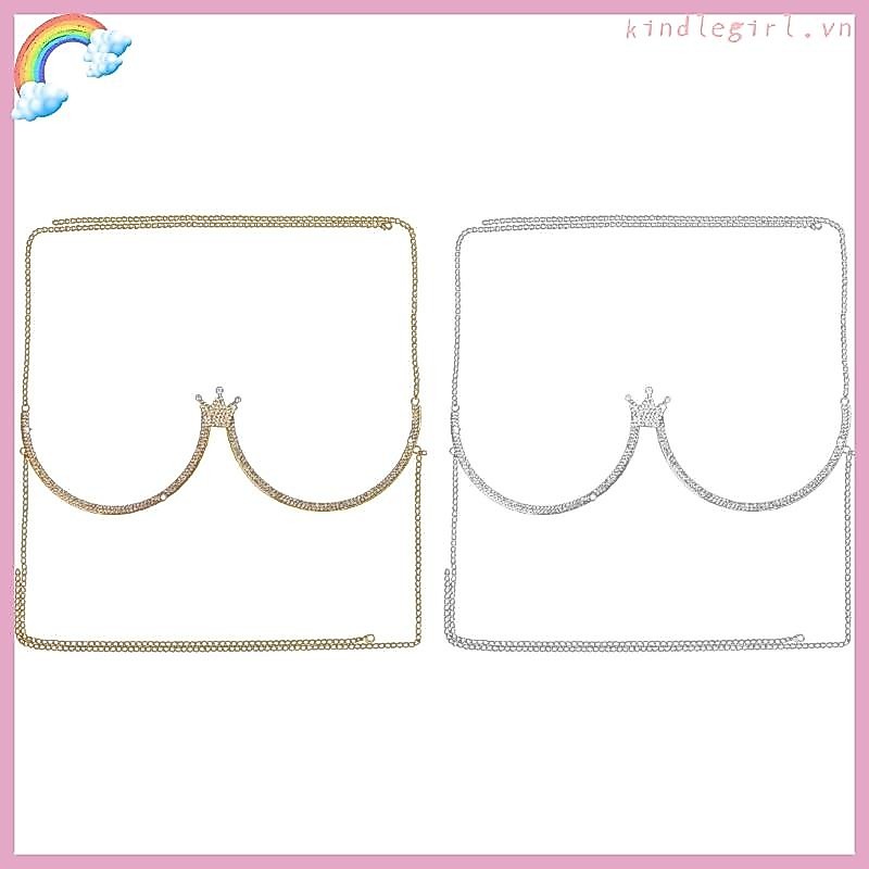 King Chain Ngực Giá Đỡ Áo Ngực Dây Xích Bikini Body Dây Xích Eo Đơn Giản Cho Nữ
