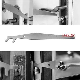 Công cụ đòn bẩy đa năng DARON, Dụng cụ mở khóa lính cứu hỏa Mini bền bỉ, Dụng cụ chữa cháy Di động bằng thép không gỉ Bạc Pry Bar Dụng cụ cầm tay Cửa