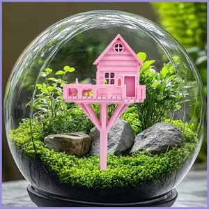 Cổ Tích Treehouse Trang Trí 3D In Hình Whimsical Nhỏ Thu Nhỏ Cây Cổ Tích Nhà Trang Trí Cho Nhà Sân Sau mueadsyvn
