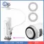 Miếng đệm van xả bồn cầu trong suốt Dễ dàng lắp đặt Vòng đệm máy giặt Bộ phận silicon tròn để nâng cấp phòng tắm