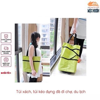 Túi xách, túi kéo đựng đồ đi chợ, du lịch có bánh xe - tiện dụng, đa năng