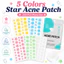 Star Pimple Patch 200 Cái Hydrocolloid Acne Sticker Trang điểm không thấm nước Thân thiện với