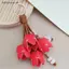 # HB # Móc Treo Hợp Thời Trang Hoa Pu Da Mặt Dây Chuyền Handmade Móc Khóa Ô Tô Móc Khóa Da Thời Trang Sáng Tạo Túi Mặt Dây Chuyền Túi Trang Trí.