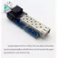 Mô-đun thu phát khe cắm chuyển đổi phương tiện sợi Mini 100 / 1000M Gigabit PCBA Fiber Công tắc Ethernet quang