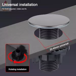 Phích cắm bồn rửa nhà bếp GIL, Nút chặn nước chống rò rỉ Nắp lỗ vòi, Nút thoát nước Chậu rửa trang trí