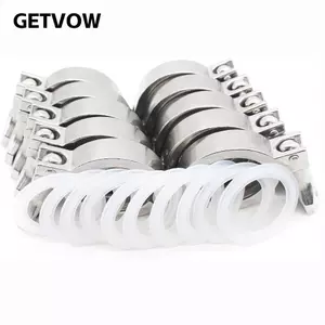 GETVOW Tri Kẹp, SS304 Thép Không Gỉ Cánh Đai Ốc Tri Kẹp Lắp, Hạng Nặng Với Miếng Đệm Silicon Lắp Vệ Sinh