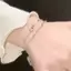 Cá Tuyết hình học vòng tròn đôi Bracelet-Hai lớp chuỗi Bracelet-Món quà trang sức