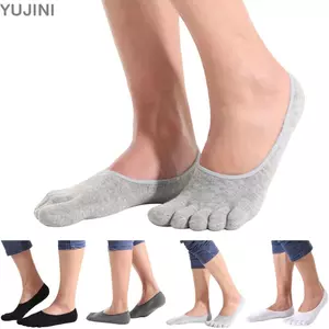 Tất ngón chân YUJUNI Thời trang nam ấm áp vô hình năm ngón tay