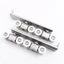 Thép không gỉ Treo Bánh Xe 4 Bánh 8 Bánh Xe 6 Bánh Tủ Quần Áo Cửa Trượt Cửa Bếp Phòng Tắm Cửa Trượt Bánh Xe Hợp Kim Kẽm Pul