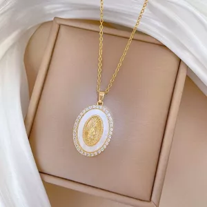 Châu Âu Mỹ Chân Dung Vòng Cổ Phong Cách Thoáng Mát Độc Đáo Tính Khí Phù Hợp Với Phụ Kiện Nữ Ánh Sáng Sang Trọng Hàng Ngày Tinh Tế Xương Đòn Dây Chuyền 2026-6-26