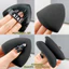 Công dụng kép Da Puff Sponge Ăn Không Dứa Trang Điểm Bột Đen Nhung Lô Tam Giác Mềm Dụng Cụ xixi Khô Ướt Kiss