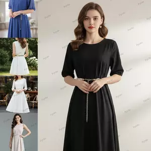 Xích Bụng Hoa PYCOU, Phụ Kiện Eo Boho Đính Hạt Dây Thắt Lưng Cho Đầm, Trang Sức Cơ Thể Ngọc Trai Thanh Lịch Dây Xích Eo Mỏng