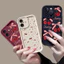 Ốp Lưng Cho Xiaomi Redmi 15C 15 14C 13C 13 12 10 10C 9A A5 Vỏ Điện Thoại Di Động Sang Trọng Nơ Anh Đào Mờ Silicon Chống Sốc Bảo Vệ Camera TPU Mềm
