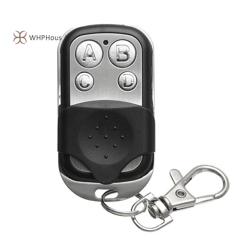 < WHPHous-t > 433 MHz Tự động sao chép Điều khiển từ xa Dụng cụ mở cửa nhà để xe điện đa tần số Bộ điều khiển từ xa Bộ sao chép Mã 4 phím