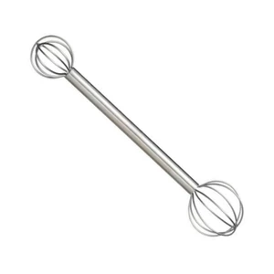 Muỗng khuấy súp Miso hai đầu Treeling để kiểm soát hương vị chính xác Thép không gỉ