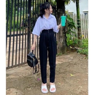 [Combo 2q tặng kèm dây lưng] Quần tây nữ đi học - Thiết kế đơn giản và thời trang cho cô gái trẻ