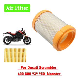 Dành Cho Ducati Scrambler 400 800 939 950 Monster 659 696 795 796 797 821 1100 1200 Xe Máy Lọc Không Khí Lưu Lượng Cao Có Thể Tái Chế