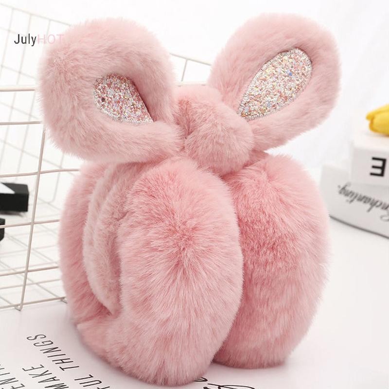 JULYHOT Tai Dễ Thương Sang Trọng Mùa Đông Bịt Tai Trẻ Em Người Lớn Đi Xe Đạp Ấm Bảo Vệ Tai Chống Gió Tai Ấm Áp Muffs Massivedeals
