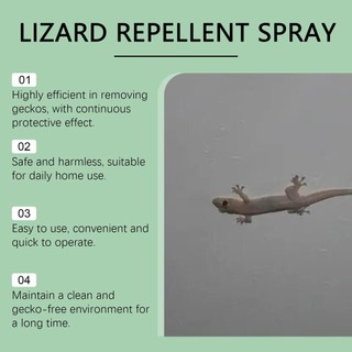 Thằn lằn Thuốc đuổi tắc kè 50ml Thuốc đuổi thằn lằn tự nhiên Chất tẩy rửa bò sát mạnh mẽ cho thú cưng Repel Repeller cho enmdavn