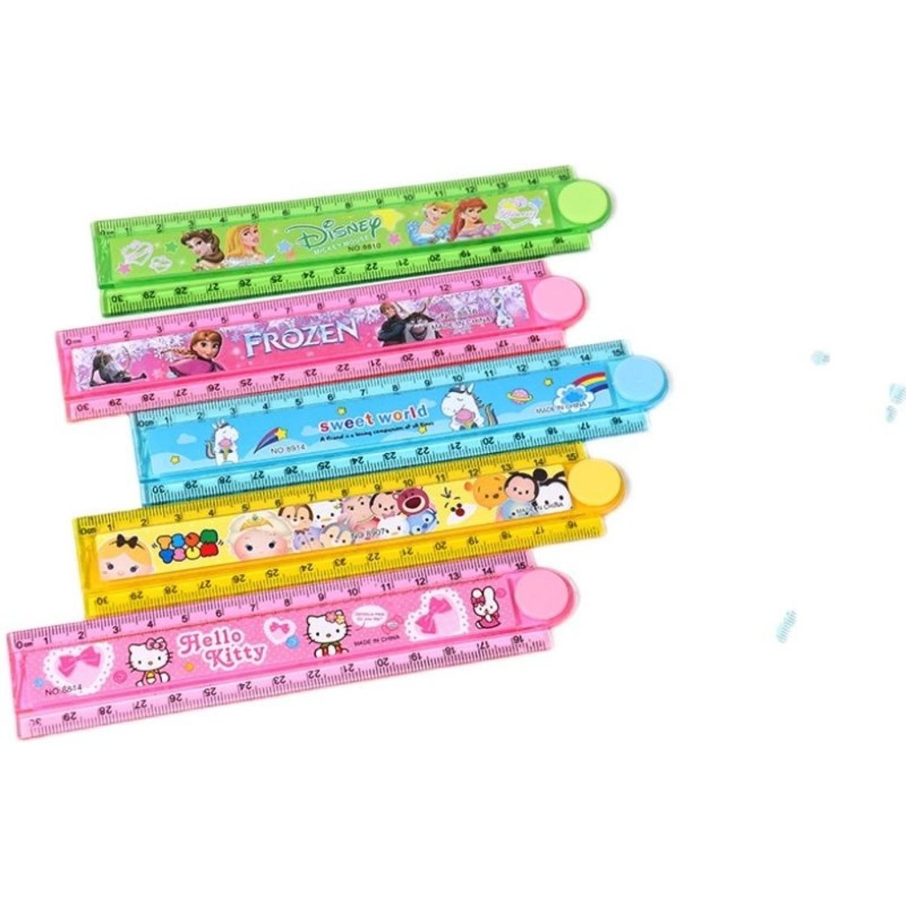 1 cây Thước nhựa gấp dài 30cm