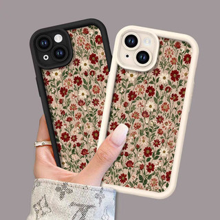 Ốp Lưng Hoa Cúc Dễ Thương Cho Samsung Galaxy A07 A06 A12 A14 A50 A50S A52 A52S A23 A04 A25 A24 S21 FE Vỏ Mềm Họa Tiết Mờ Nhiều Bước TPU Chống Sốc Silicon