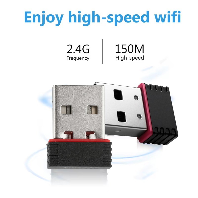 Smooth RTL8188FTV USB Dongles - Bộ chuyển đổi USB loại C bền bỉ - Card mạng không dây tín hiệu ổn định cho R36S R36H​