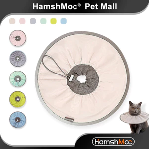 HamshMoc Pet E Vòng Cổ Bộ Nhớ Khung Thép Chống Nước Nhẹ Phản Quang Để Phục Hồi