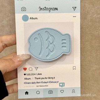Ốp Điện Thoại Thích Hợp Cho iPhone Kẻ Sọc Taiyaki Giá Đỡ 17 / 16 / 15promax / 14 Phong Cách Mới 13 / 12 / 11pro Niche xsmax / xr Sáng Tạo Chống Sốc Lỗ Lớn Bao Gồm Tất Cả Vỏ Bảo Vệ JDEN