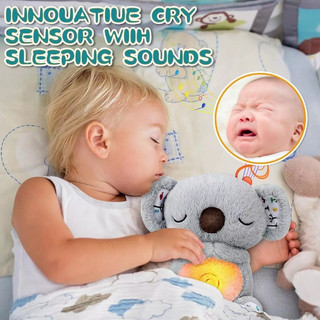 【BabyJoy】đồ chơi koala phát sáng,Búp bê Koala, Có Đèn và Nhạc Du Ngủ Nhẹ,Giúp Bé Vào Giấc Ngủ Ngon