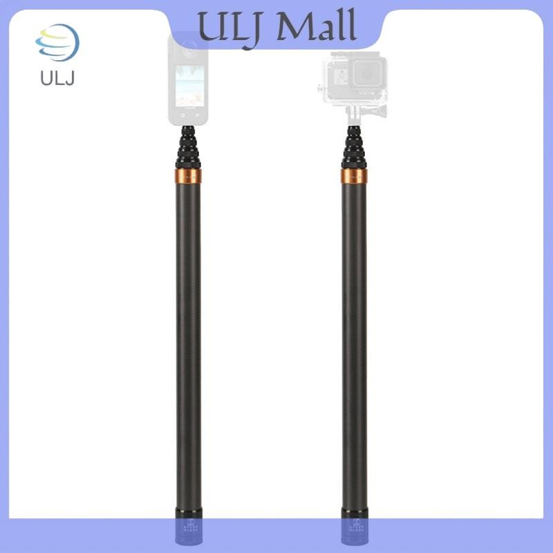 ULJ Sợi Carbon Vô Hình Phiên Bản Mở Rộng Gậy Selfie Stick Có Thể Điều Chỉnh Cực Mở Rộng Cho Camera Hành Động Toàn Cảnh Insta360.