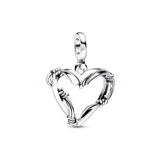 Mặt Dây Chuyền Charm Beads S925 Mạ Bạc - Trang Sức DIY