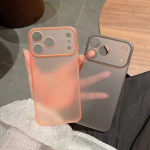 Ốp lưng PP siêu mỏng sang trọng cho iPhone 17 Air 17Pro 17 Pro Max Vỏ bảo vệ ống kính mỏng chống sốc trong suốt