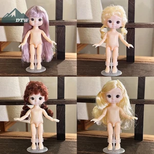 DTW 1 Búp Bê 16cm Với Biểu Hiện Khác Nhau, Búp Bê 1 / 8 Dễ Thương, 13 Khớp Di Chuyển Được Búp Bê Bé Gái Thể Thao