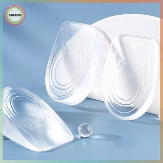 SAFENH 1 Cặp Gel Silicon Tăng Chiều Cao Đế Nâng Gót Chân Đế Giày Bảo Vệ Chăm Sóc Chân Đệm Đàn Hồi Hỗ Trợ Vòm Unisex VN