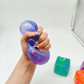 NeeDoh Đẹp Cube Cảm Giác Bóp Đồ Chơi Màu Kẹo Pinching Lo Âu Giảm Cảm Giác Thần Tài Đồ Chơi decfeyeth